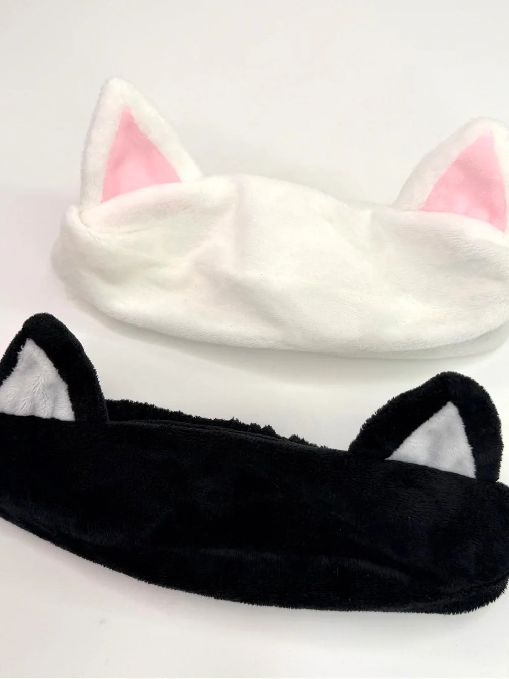 I Dew Care Black White Cat Ear Skincare Makeup Headbands